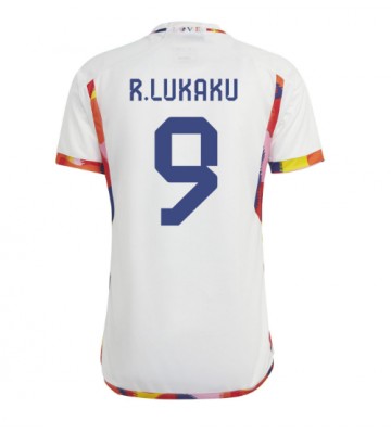 Belgien Romelu Lukaku #9 Bortatröja VM 2022 Korta ärmar